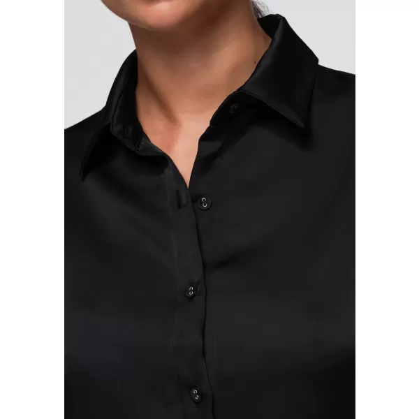  Dámska košeľa OMBRE OW-SH-E0059 BLACK 