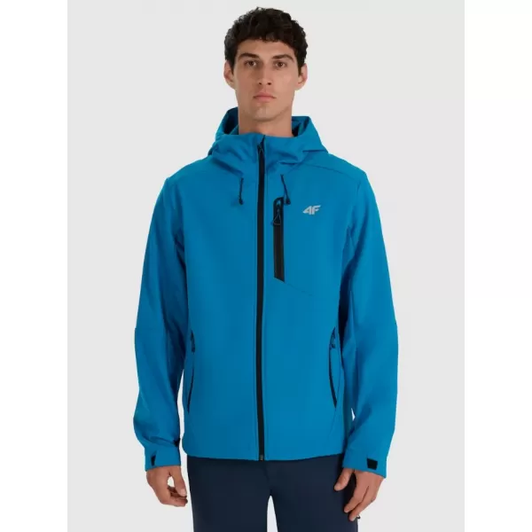  Pánska softshellová bunda 4F RAW25TSOFM506 BLUE 