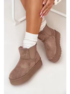 Dámske snehule BOTO 25BT26-9243 KHAKI