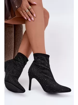 Dámske topánky S.BARSKI HY62-8138 BLACK