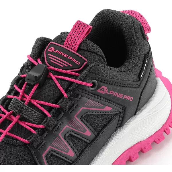  Detské outdoorové topánky ALPINE PRO GERNO DARK TRUE GRAY 