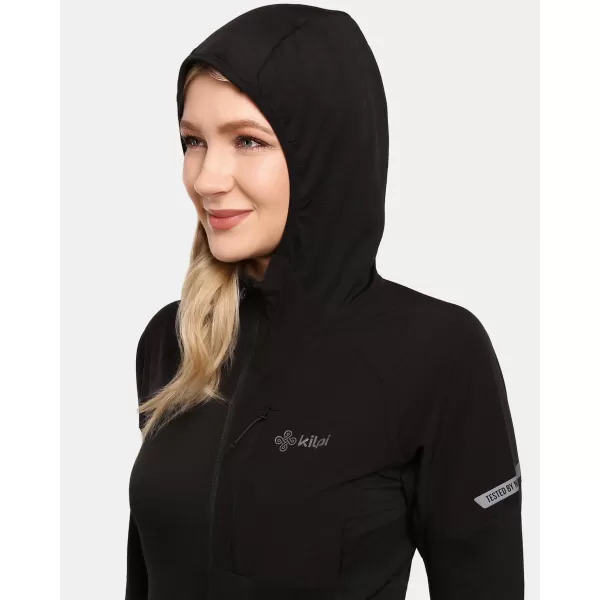  Dámska fleece mikina KILPI MEMPHIS-W 1L0201KI ČIERNA 