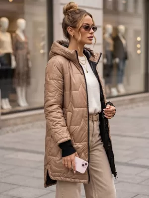 Dámska bunda DSTREET TY5791 BÉŽOVÁ