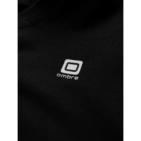  Pánske tričko OMBRE L172 BLACK 