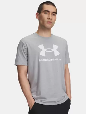 Pánske tričko UNDER ARMOUR UA SPORTSTYLE LOGO UPDATE SS 1382911-037 ŠEDÁ