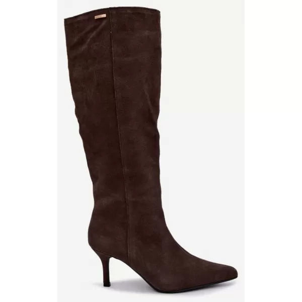  Dámske čižmy BIG STAR SHOES UU274495 BROWN/BEIGE SHADOWS 