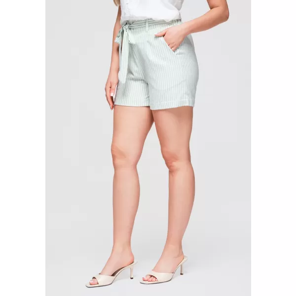  Dámske kraťasy OMBRE OW-ST-E0005 LIGHT GREEN 