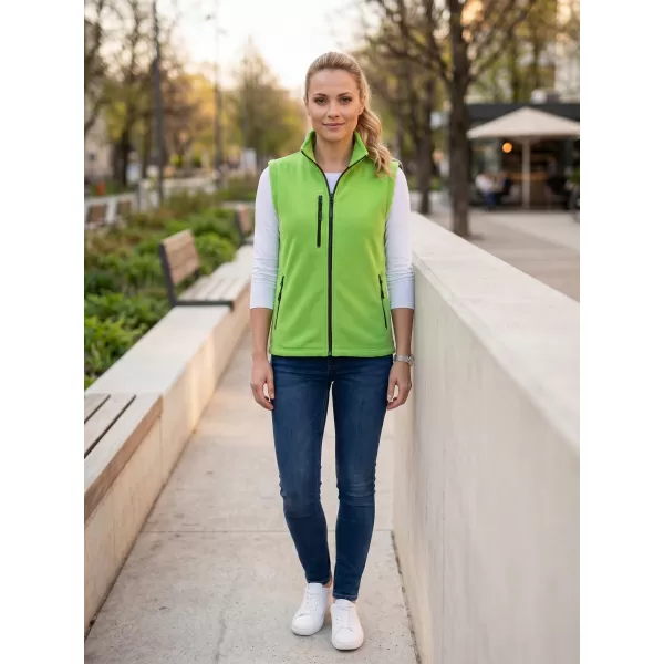  Dámska fleece vesta MALFINI EXIT W-525 APPLE GREEN 