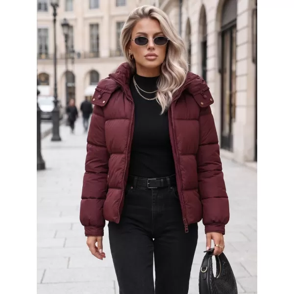  Dámska bunda DSTREET TY5749 BORDOVÁ 