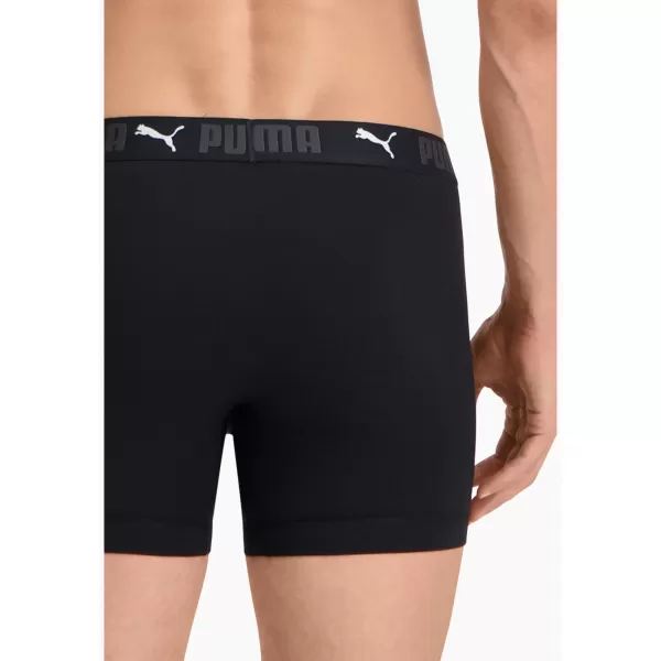  Pánske boxerky PUMA SPORT COTTON BOXER 2P 93552101 BLACK 