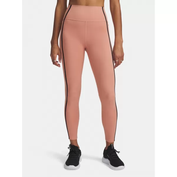  Dámske legíny UNDER ARMOUR MERIDIAN PIPED ANKLE LEG 6005411-696 RUŽOVÁ 