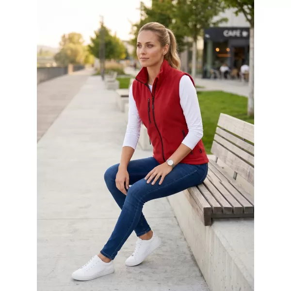  Dámska fleece vesta MALFINI EXIT W-525 ČERVENÁ 