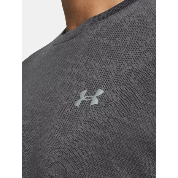  Pánske tričko UNDER ARMOUR LAUNCH CAMO SHORTSLEEVE 1386681-025 ŠEDÁ 