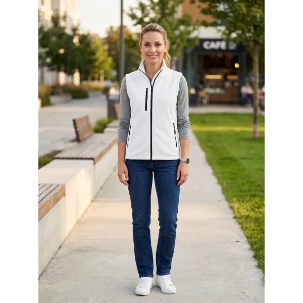  Dámska fleece vesta MALFINI EXIT W-525 BIELA 