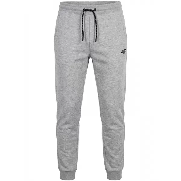  Pánske nohavice 4F WMM00TTROM1674 COLD LIGHT GREY MELANGE 
