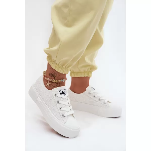  Dámske tenisky LEE 50261003.1FG WHITE 