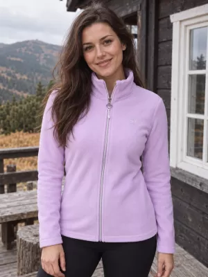 Dámska fleece mikina ALTISPORT ILKI VIOLET