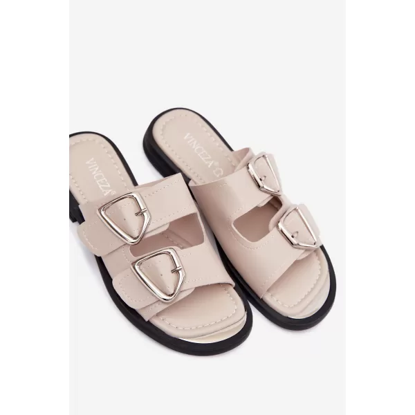  Dámske šľapky VINCEZA 62304 BEIGE 