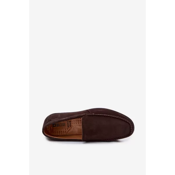  Pánske mokasíny BIG STAR SHOES TT174202 BROWN/BEIGE 