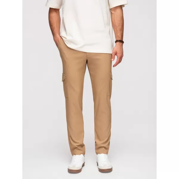  Pánske nohavice OMBRE P1515 LIGHT BROWN 