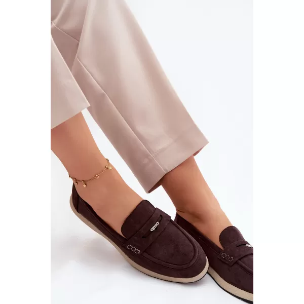  Dámske mokasíny VINCEZA 62273 BROWN 