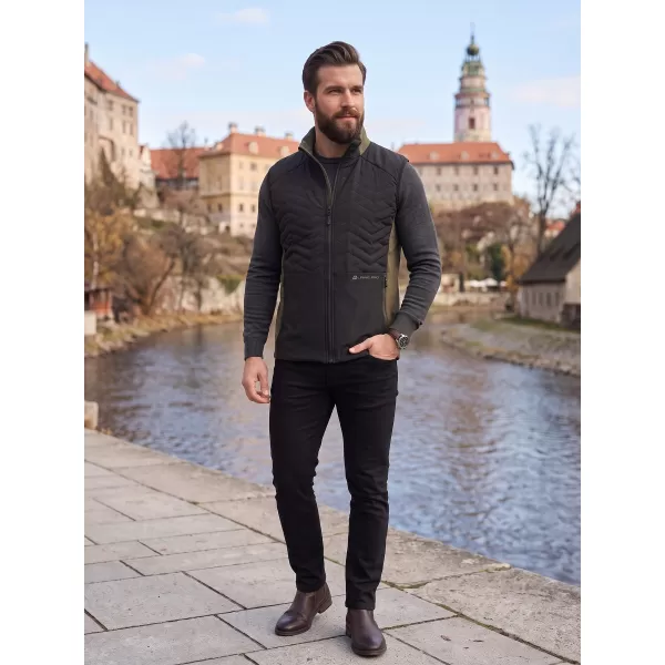  Pánska ľahká vesta ALPINE PRO BERF 3 BLACK 