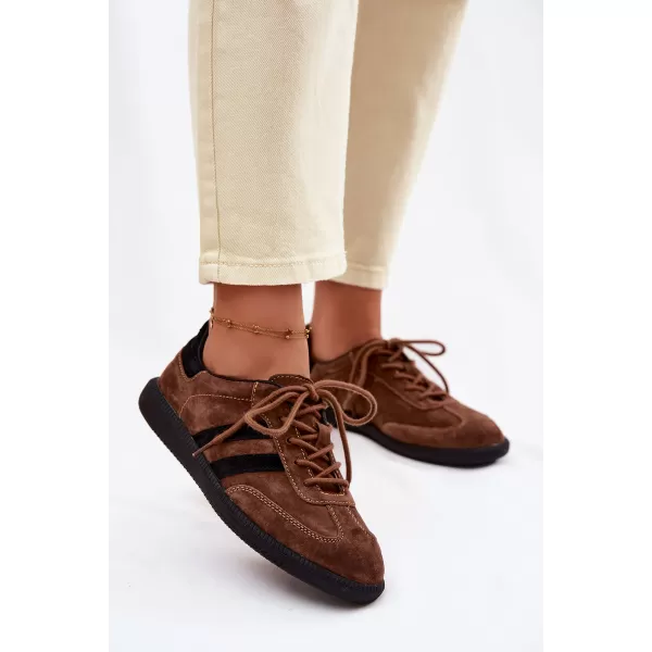  Dámske tenisky BOTO GD-XF-164 BROWN/BLACK 