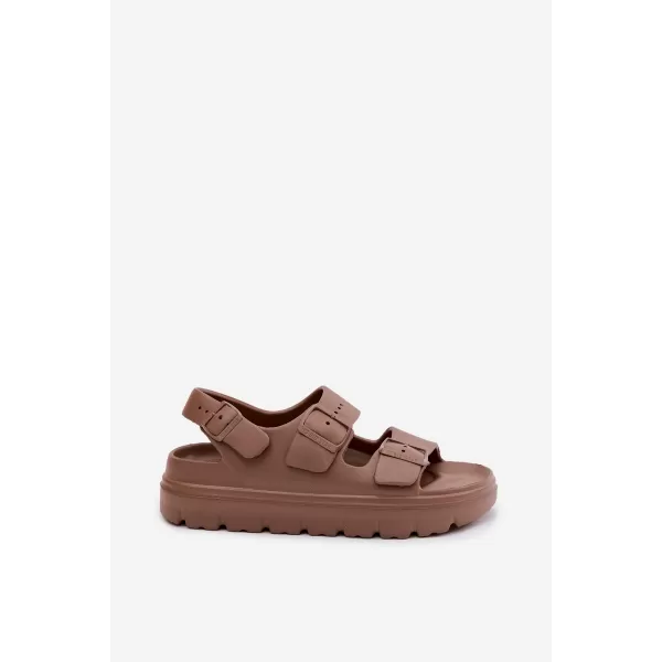  Dámske sandále BIG STAR SHOES TT274A035 BROWN/BEIGE 