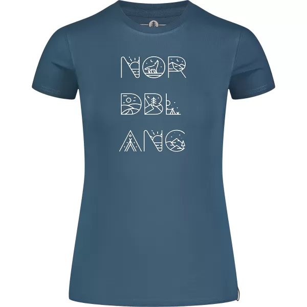  Dámske tričko NORDBLANC RESCUE NBSLT8178 MODRÁ 