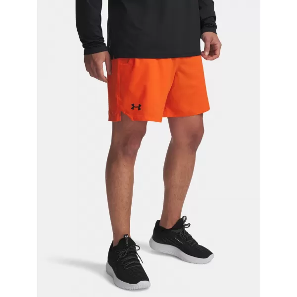  Pánske kraťasy UNDER ARMOUR VANISH WOVEN 6IN SHORTS 1373718-844 ORANŽOVÁ 