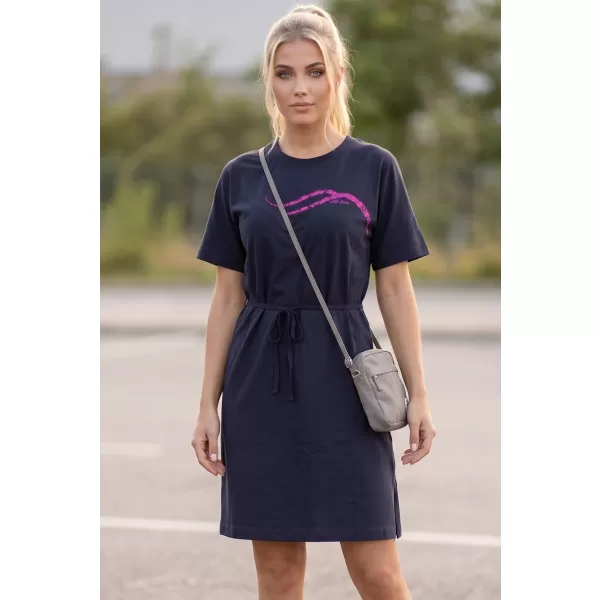  Dámske šaty ALTISPORT ALW001816 NÁMORNÁ MODRÁ 