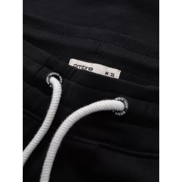  Pánske tepláky OMBRE OM-PABS-0305 BLACK 