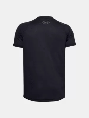 Chlapčenské tričko UNDER ARMOUR TECH COLORBLOCK SS 1357548-001 ČIERNA