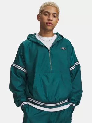 Pánska bunda UNDER ARMOUR UA ICON SW WOVEN JKT 6010974-338 ZELENÁ