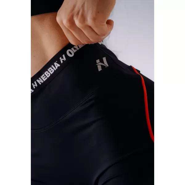  Dámske kraťasy NEBBIA OLYMPIA HIGH-WAIST 937 BLACK 