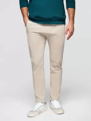 Pánske tepláky OMBRE OM-PABS-0304 LIGHT BEIGE