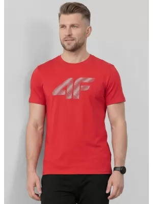 Pánske tričko 4F WMM00TTSHM3342 RED