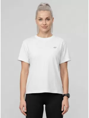 Dámske tričko 4F WMM00TTSHF3310 WHITE