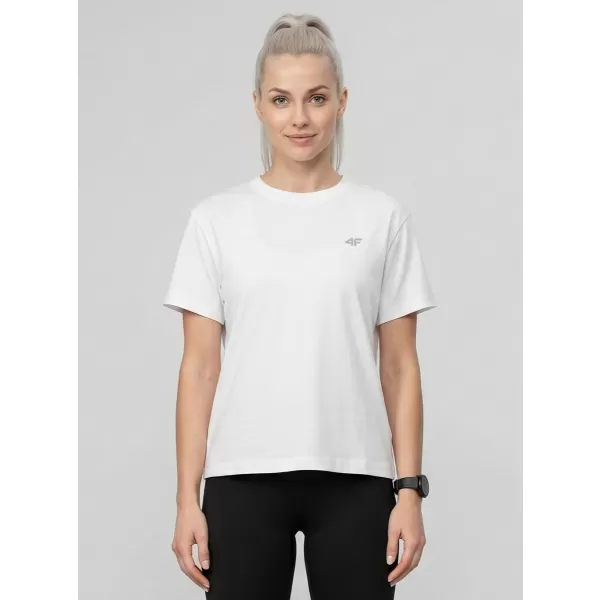  Dámske tričko 4F WMM00TTSHF3310 WHITE 