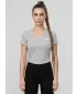 Dámske tričko 4F WMM00TTSHF3307 COLD LIGHT GREY MELANGE