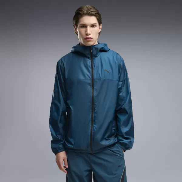  Pánska bunda PUMA ESS REGULAR WINDBREAKER 68462536 MIDNIGHT PETROL 