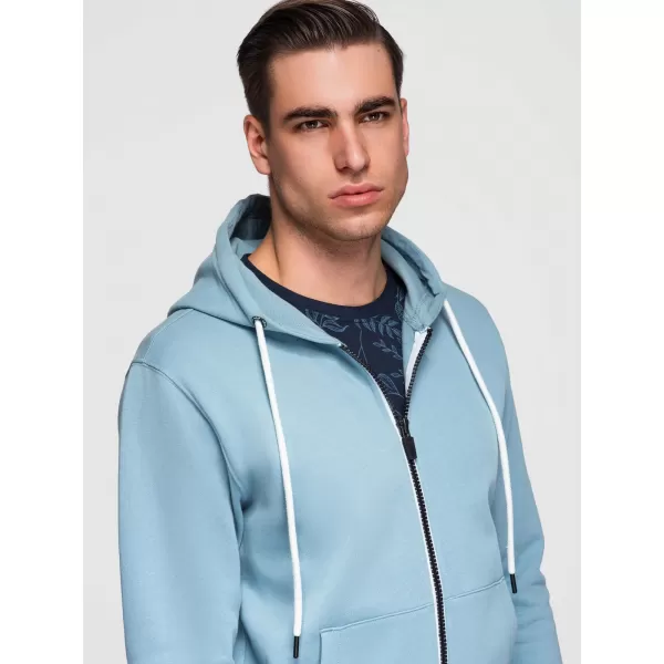  Pánska mikina OMBRE OM-SSBZ-0272 BLUE 