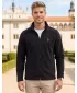 Pánska fleece mikina ALTISPORT ALM002852 ČIERNOZLATÁ