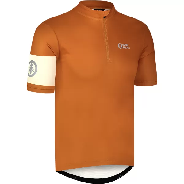  Pánsky cyklo dres NORDBLANC CAMEL NBSMF8079 HNEDÁ 