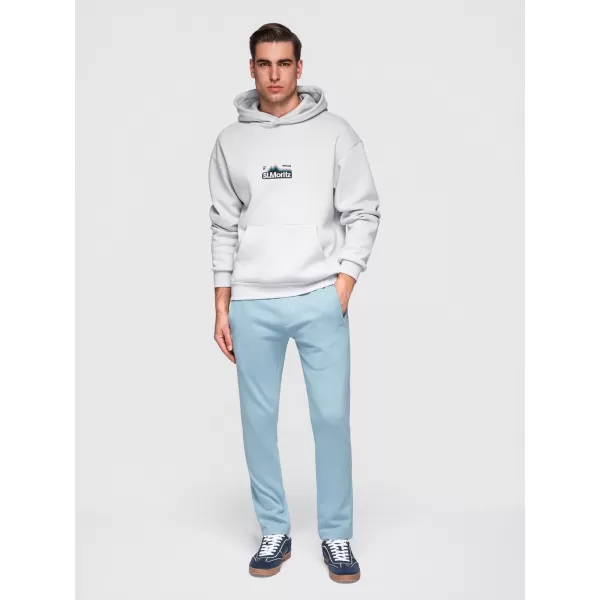  Pánske tepláky OMBRE OM-PABS-0304 LIGHT BLUE 