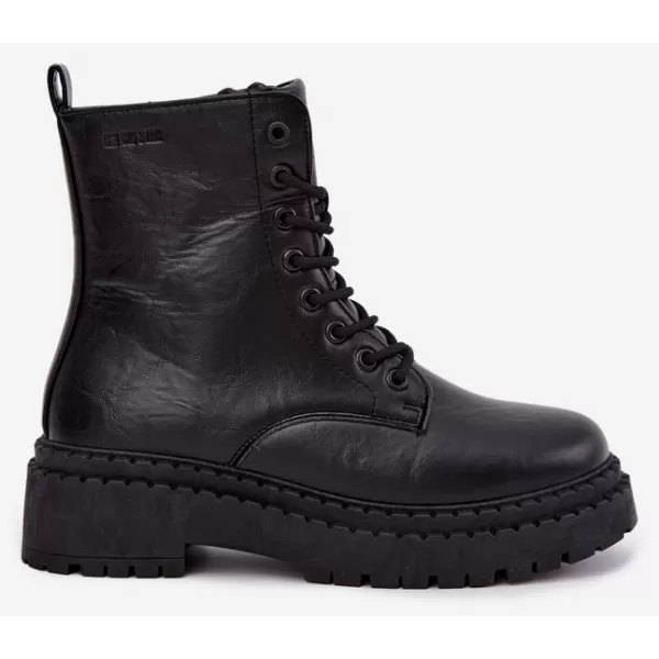  Dámske členkové topánky BIG STAR SHOES UU274816 BLACK 