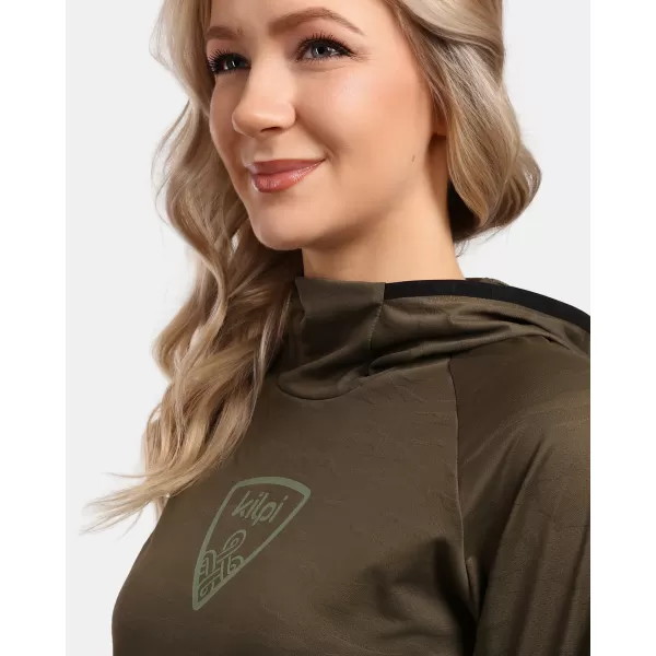  Dámske funkčné tričko KILPI AILEEN-W 1L0309KI KHAKI 