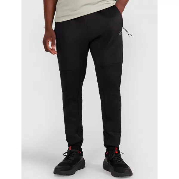  Pánske nohavice 4F WMM00TFTRM1068 DEEP BLACK 