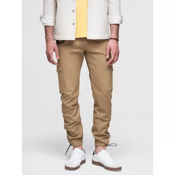  Pánske nohavice OMBRE P1526 LIGHT BROWN 