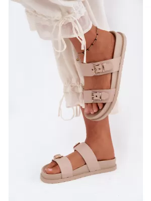 Dámske šľapky BOTO LS-873-02 BEIGE